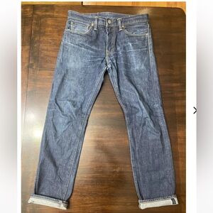 Levi’s Men's Blue Jeans 32/30 511’s Selvedge Edge Denim